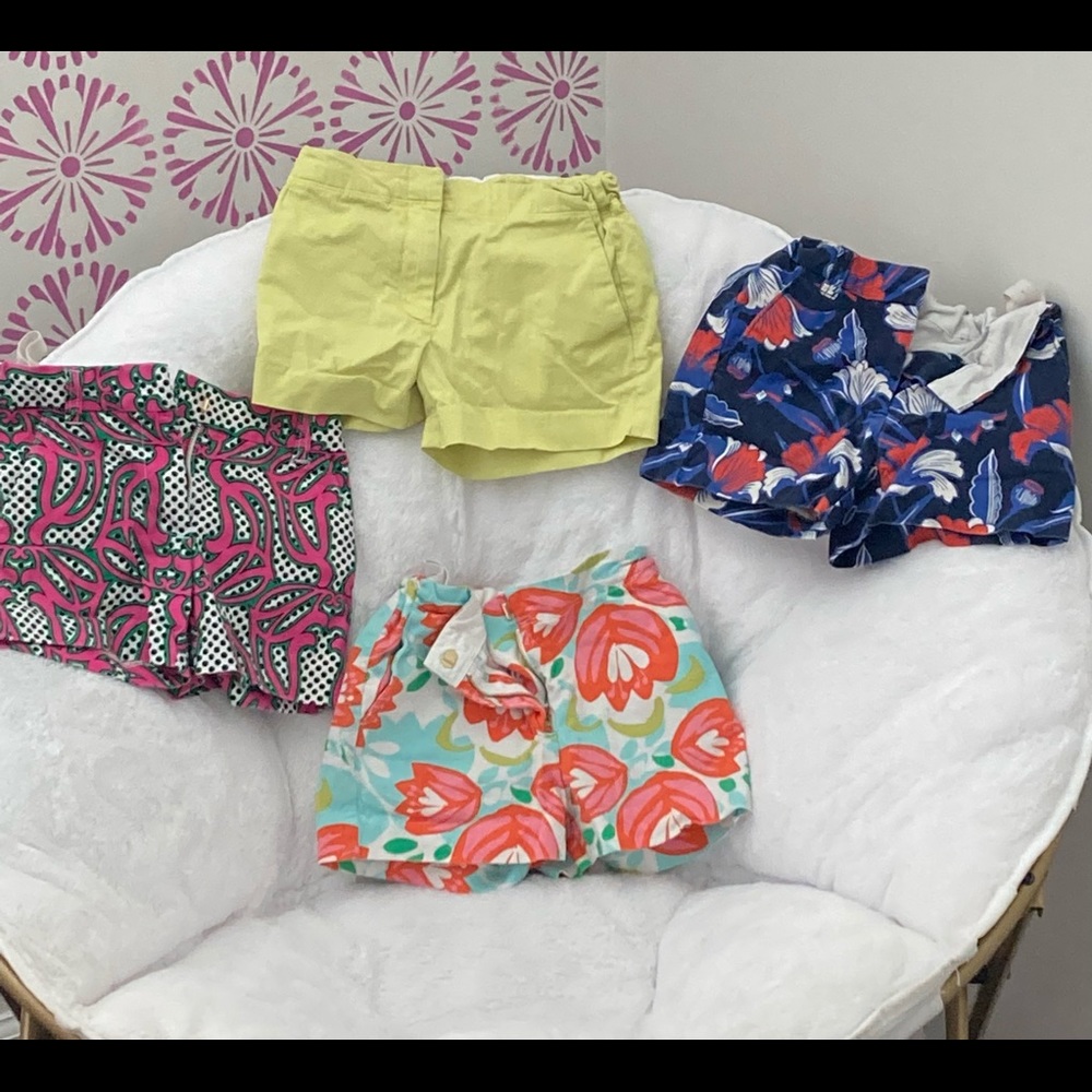 Girls lot of Jcrew shorts, size 8